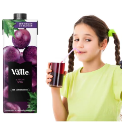 Nectar de Uva Del Valle S/ Adicão Açucar 1L - Fruttato