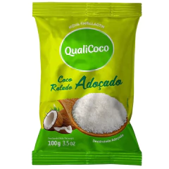 Kit c/ 20und Coco Ralado Adoçado QUALICOCO 100g - loja online
