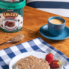 Kit c/ 3und Pasta de Amendoim Power1One Cookies&Cream 500g - Fruttato