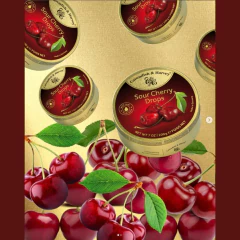 Bala CAVENDISH & HARVEY Sour Cherry Drops 200g - loja online