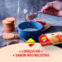 Biscoito Maria Zero Açúcar LOWÇUCAR 110g na internet