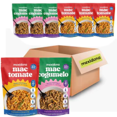 Kit 6x Macarrão Proteico Mac Cogumelo & Tomate MEXIDONA 100g