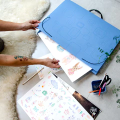 Maleta A3 Dellofine Azul DELLO - Fruttato