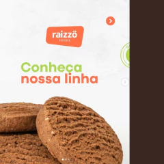 Cookie de Chocolate S/ Gluten RAIZZÔ 120g - Fruttato