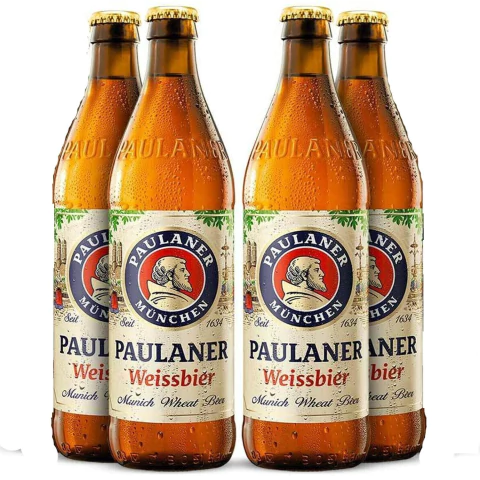 Kit c/ 4und Cerveja Alemã PAULANER Weissbier 500ml