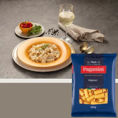 Macarrão Italiano Rigatoni PAGANINI 500g - Fruttato