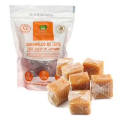 Kit c/ 6und Caramelo de Leite Zero SÃO LOURENÇO 100g - Fruttato