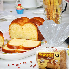 Kit c/ 4und Pão Brioche Zero Açúcar Zero Lactose IQI 360g - loja online