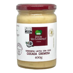 Kit c/ 3und Cocada Pura SÃO LOURENÇO 400g - comprar online