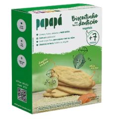 Biscoito para Fase da Dentição Vegetais PAPAPÁ 36g - Fruttato