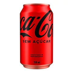Refrigerante COCA COLA Sem Açucar Lata 350ml (12 Latas) - comprar online