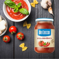 Kit c/ 3und Molho de Tomate All' Arrabbiata DE CECCO 400g - Fruttato