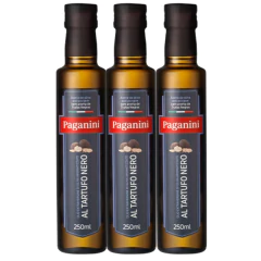 Kit c/ 3un Azeite de Oliva ao Tartufo Negro PAGANINI 250ml