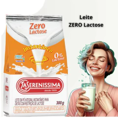 6x Leite em Pó Instantâneo Zero Lactose LA SERENISSIMA 300ml - loja online