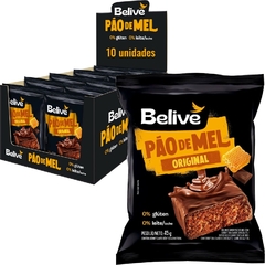 Kit c/ 10und Pao de Mel BeLive Original Sem Gluten 45g