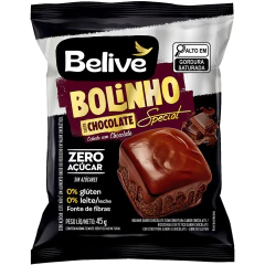 Kit c/ 10und Bolinho Chocolate BELIVE Special Cobertura Chocolate 45g - Fruttato