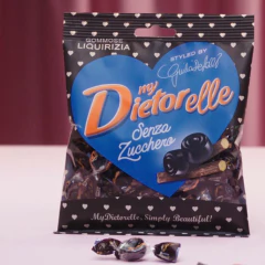 Kit c/ 6pc Bala De Goma De Alcaçuz Zero Dietorelle 70g - loja online