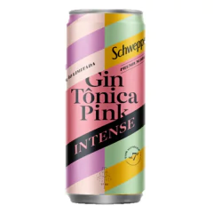 Gin Tônica Pink SCHWEPPES Intense 269ml (6 Latas) - comprar online