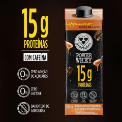 Kit c/ 12und Bebida Láctea Power Whey De Doce de Leite 250ml - loja online