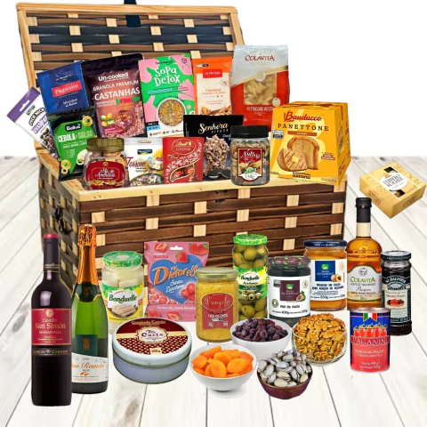 Cesta de Natal Premium MONTECARLO 30 itens - Natal 2025 - comprar online