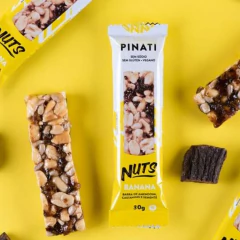 Barra de Nuts Pinati Banana 600g Display (20x30g) - Fruttato