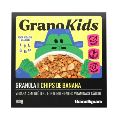 Granola GranoSquare GranoKids Chips de Banana 180g