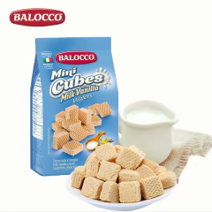 Kit c/ 5un Wafer Mini Cubos de Leite BALOCCO 125g - Itália - comprar online