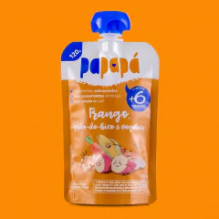 Kit c/ 6und Papinha de Frango, Grão B, Vegetais PAPAPÁ 120g - comprar online