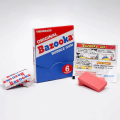 Chiclete BAZOOKA Original Throwback Mini Wallet 36g - Fruttato