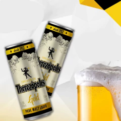 Kit c/ 12und Cerveja Gold Lager THEREZÓPOLIS 350ml - comprar online