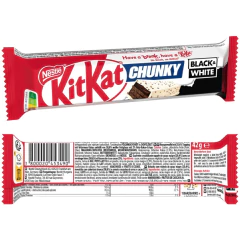 Imagem do Kit c/ 12und Chocolate KIT KAT Chunky Black&White Bar 42g