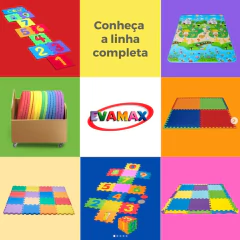 Tapete Borracha EVA Amarelinha Espessura:5mm na internet