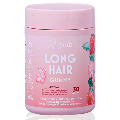 GAAB Long Hair Gummy 30 Gomas