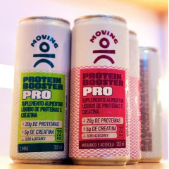 Imagem do Kit 12und Protein Booster MOVING Pro Morango e Acerola 310ml