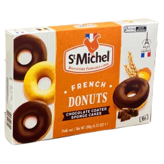 Donuts Esponja Coberto de Chocolate ST MICHEL 180g - comprar online