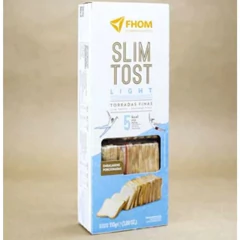 Kit c/ 6und Torrada Slim Tost Light Vegano FHOM 110g - Fruttato