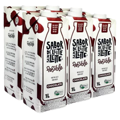 Kit c/ 6und Bebida Vegetal sabor Chocolate POSSIBLE 1L