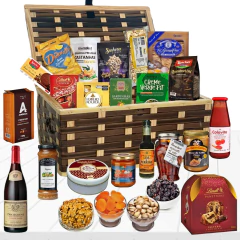 Cesta De Natal Premium BORDEAUX com 25 itens - NATAL 2025 - comprar online