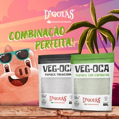 Kit c/ 6pct Tapioca Tradicional Vegana VEG-OCA D'GOIAS 400g - loja online