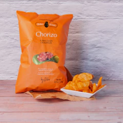 Kit c/ 3und Chips Espanholas Rubio (Caviar, Chorizo, Presunto) 125g