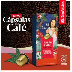 Imagem do Kit c/ 3un Café JUAN VALDEZ Mujeres Cafeteras 44,8g (8 Cápsulas)