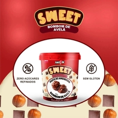 3x Pasta de Amendoim Sweet Power1One Bombom de Avela 500g - Fruttato