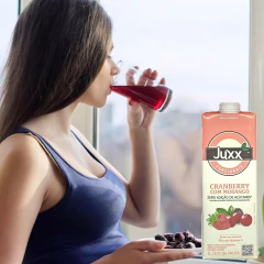 Suco Cranberry com Morango Zero JUXX 1L (6 Litros)