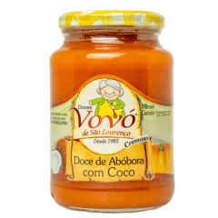 Abobora C/ Coco VOVÓ DE SÃO LOURENÇO 650g (3 Vidros) - comprar online