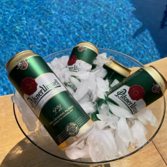 Cerveja Tcheca Pilsner URQUELL Lata 500ml (4 Latas)