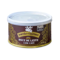 Kit Doce de Leite Com Café Pastoso PORTÃO DE CAMBUÍ 410g 2x