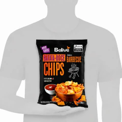 Kit 6 Batata Doce Chips Barbecue s/ Glúten BELIVE 50g na internet