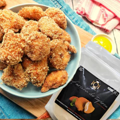 Kit 8x Farinha de Tapioca Gourmet Sabor Churrasco IQI 250g na internet