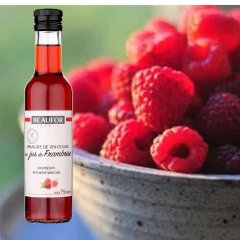 Kit c/ 3und Vinagre de Vinho Sabor Framboesa BEAUFOR 250ml