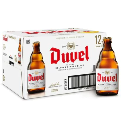 Kit c/ 12un Cerveja Belga DUVEL Strong Blonde 330ml